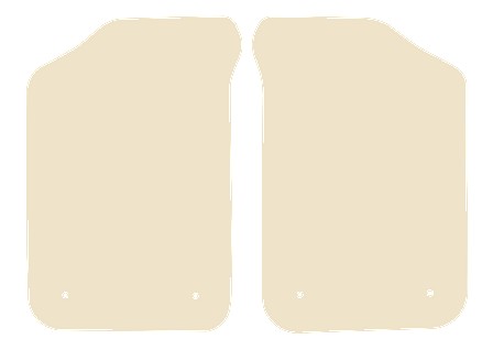 MG TF 2002-2005 Beige Luxury Velour Tailored Car Mats NV HITECH