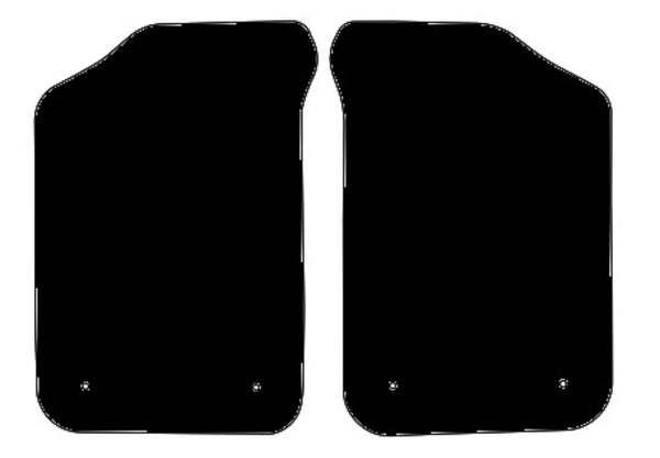 MG TF 2002-2005 Black Luxury Velour Tailored Car Mats NV HITECH