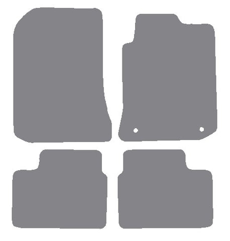 MG ZT / ZT-T 2001-2005 Grey Premium Carpet Tailored Car Mats NV HITECH