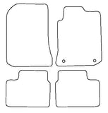 MG ZT / ZT-T 2001-2005 Tailored VS Rubber Car Mats