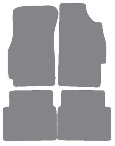 MG ZS Hatchback 2001-2005 Grey Premium Carpet Tailored Car Mats NV HITECH