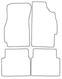 MG ZS Hatchback 2001-2005 Tailored VS Rubber Car Mats