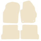 Mazda 3 2004-2009 Beige Luxury Velour Tailored Car Mats NV HITECH