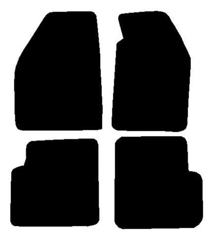 Mitsubishi Colt 1996-2004 Black Luxury Velour Tailored Car Mats NV HITECH