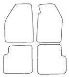 Mitsubishi Colt 1996-2004 Tailored VS Rubber Car Mats