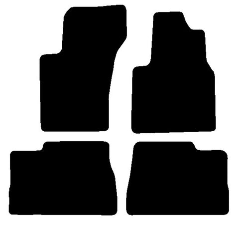 Mercedes M Class (W163) 1998-2005 Black Premium Carpet Tailored Car Mats NV HITECH