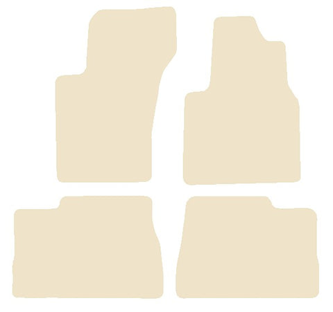 Mercedes M Class (W163) 1998-2005 Beige Luxury Velour Tailored Car Mats NV HITECH