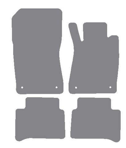 Mercedes CLS (W219) 2005-2010 Grey Premium Carpet Tailored Car Mats NV HITECH