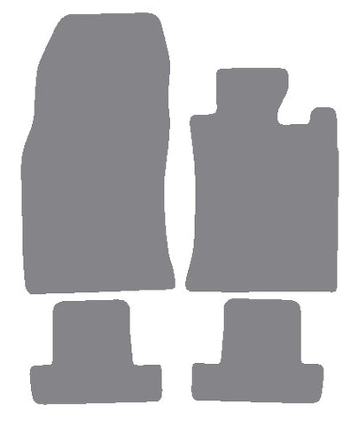 Mini Convertible R52 2004-2008 Grey Premium Carpet Tailored Car Mats NV HITECH