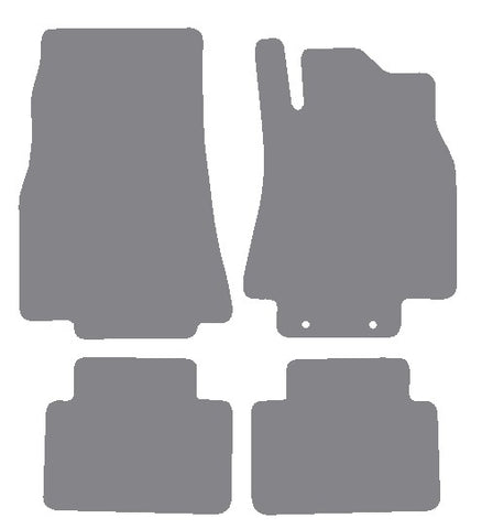 Mercedes A Class (W169) 2005-2012 Grey Premium Carpet Tailored Car Mats NV HITECH