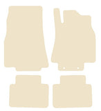 Mercedes A Class (W169) 2005-2012 Beige Luxury Velour Tailored Car Mats NV HITECH
