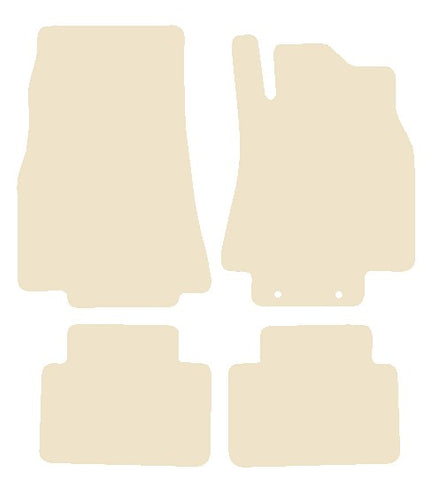 Mercedes A Class (W169) 2005-2012 Beige Luxury Velour Tailored Car Mats NV HITECH