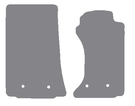 Mazda MX5 (Mk3) OVAL FIXINGS 2005-2007 Grey Premium Carpet Tailored Car Mats NV HITECH