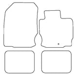 Mitsubishi CZC / Colt Convertible 2006-2009 Tailored VS Rubber Car Mats
