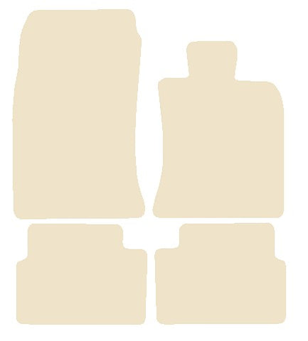 Mini Clubman R55 2007-2014 Beige Luxury Velour Tailored Car Mats NV HITECH