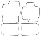 Mitsubishi Colt 2004-2008 Tailored VS Rubber Car Mats
