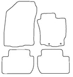 Mitsubishi Outlander 2007-2012 Tailored VS Rubber Car Mats