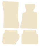 Mercedes E Class (W123) Coupe 1975-1985 Beige Luxury Velour Tailored Car Mats NV HITECH
