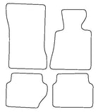 Mercedes E Class (W123) Coupe 1975-1985 Tailored VS Rubber Car Mats