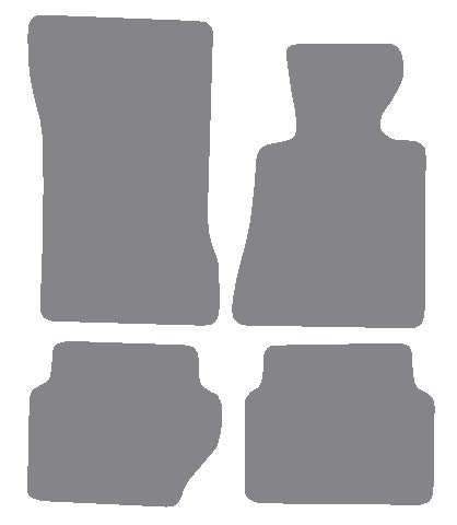 Mercedes E Class (W123) Coupe 1975-1985 Grey Premium Carpet Tailored Car Mats NV HITECH