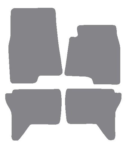 Mitsubishi Shogun SWB 2000-2007 Grey Premium Carpet Tailored Car Mats NV HITECH