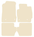 Mazda 2 2007-2014 Beige Luxury Velour Tailored Car Mats NV HITECH