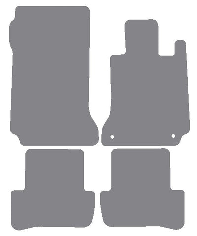 Mercedes C Class (W204) Auto Saloon/Estate 2007-2014 Grey Premium Carpet Tailored Car Mats NV HITECH
