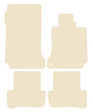 Mercedes C Class (W204) Manual Saloon/Estate 2007-2014 Beige Luxury Velour Tailored Car Mats NV HITECH