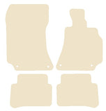 Mercedes E Class (W212) Saloon / Estate 2009-2016 Beige Luxury Velour Tailored Car Mats NV HITECH