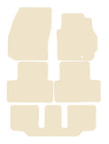 Mazda 5 2005-2010 Beige Luxury Velour Tailored Car Mats NV HITECH