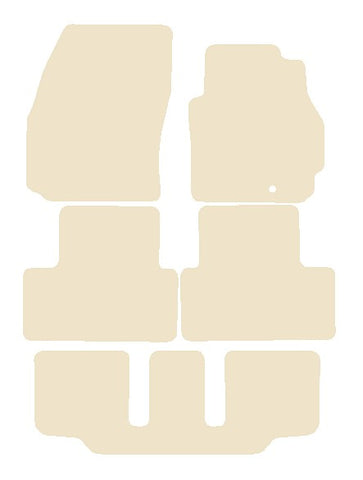 Mazda 5 2005-2010 Beige Luxury Velour Tailored Car Mats NV HITECH