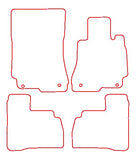 Mercedes S Class (W221) Saloon SWB 2006-2013 Tailored VS Rubber Car Mats