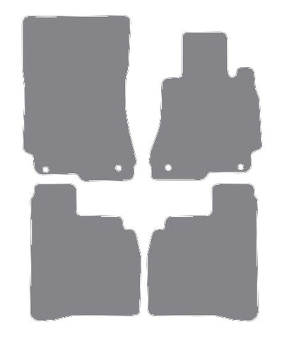 Mercedes S Class (W221) Saloon LWB 2006-2013 Grey Premium Carpet Tailored Car Mats NV HITECH