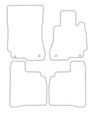 Mercedes S Class W221 Saloon LWB 2006-2013 Tailored VS TPE Rubber Car Mats