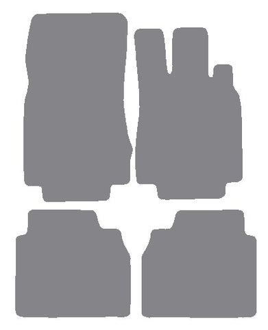 Mercedes S Class (W220) Saloon LWB 1999-2006 Grey Premium Carpet Tailored Car Mats NV HITECH