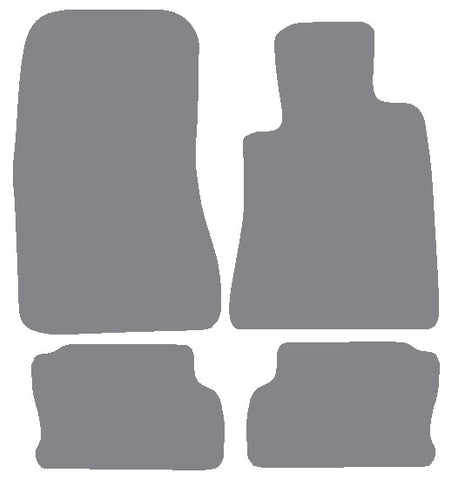 Mercedes S Class (W140) Coupe 1991-1999 Grey Premium Carpet Tailored Car Mats NV HITECH