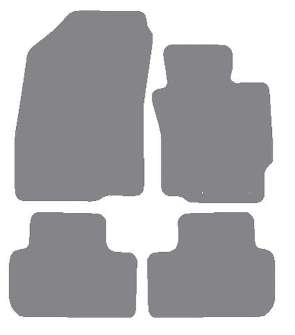 Mitsubishi ASX Manual 2010 onwards Grey Premium Carpet Tailored Car Mats NV HITECH