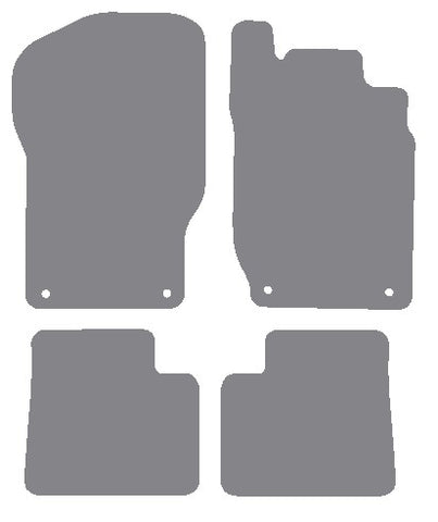 Mercedes M Class (W164) 2006-2011 Grey Premium Carpet Tailored Car Mats NV HITECH