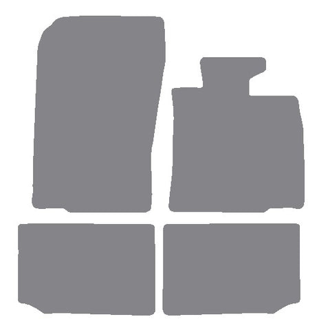 Mini Countryman R60 2010-2016 Grey Premium Carpet Tailored Car Mats NV HITECH