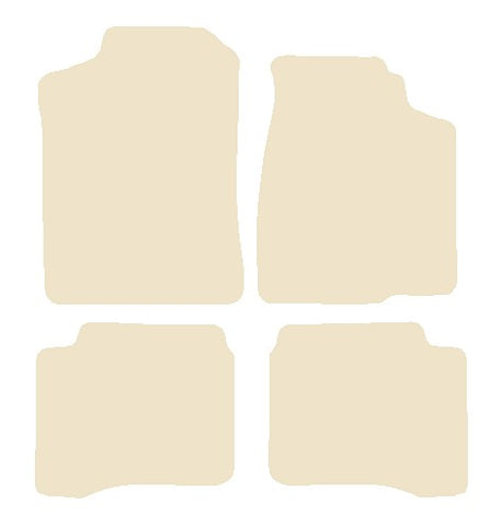 Mazda 323F 1994-1998 Beige Luxury Velour Tailored Car Mats NV HITECH