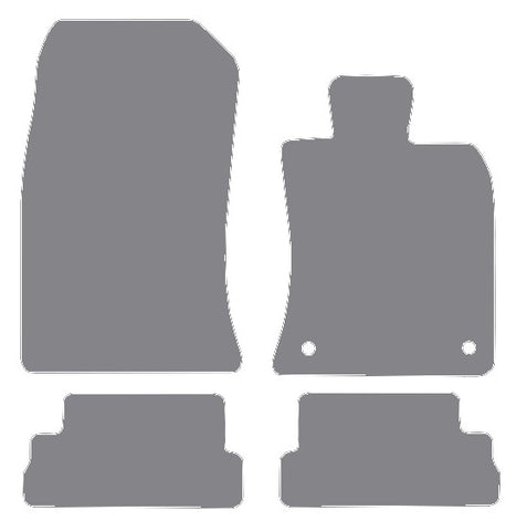 Mini Convertible R57 2009-2015 Grey Premium Carpet Tailored Car Mats NV HITECH