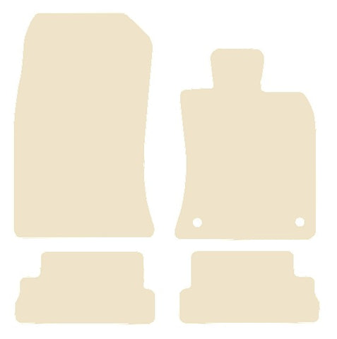 Mini Convertible R57 2009-2015 Beige Luxury Velour Tailored Car Mats NV HITECH