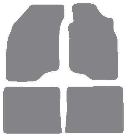 Mitsubishi Lancer 2005-2008 Grey Premium Carpet Tailored Car Mats NV HITECH