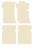 Mercedes S Class (W108) Saloon 1965-1972 Beige Luxury Velour Tailored Car Mats NV HITECH