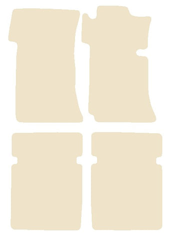 Mercedes S Class (W108) Saloon 1965-1972 Beige Luxury Velour Tailored Car Mats NV HITECH