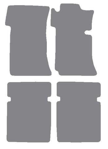 Mercedes S Class (W108) Saloon 1965-1972 Grey Premium Carpet Tailored Car Mats NV HITECH