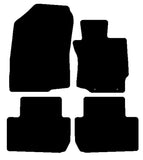 Mitsubishi Outlander Manual 2012 onwards Black Tailored Carpet Car Mats NV HITECH
