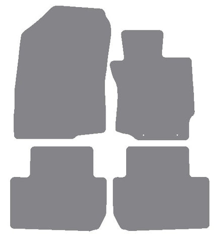 Mitsubishi Outlander Manual 2012 onwards Grey Premium Carpet Tailored Car Mats NV HITECH