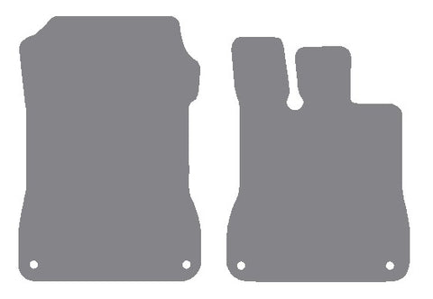 Mercedes SL (R231) 2 Seater 2011 onwards Grey Premium Carpet Tailored Car Mats NV HITECH