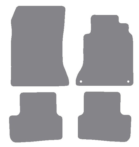 Mercedes A Class (W176) 2012-2018 Grey Premium Carpet Tailored Car Mats NV HITECH